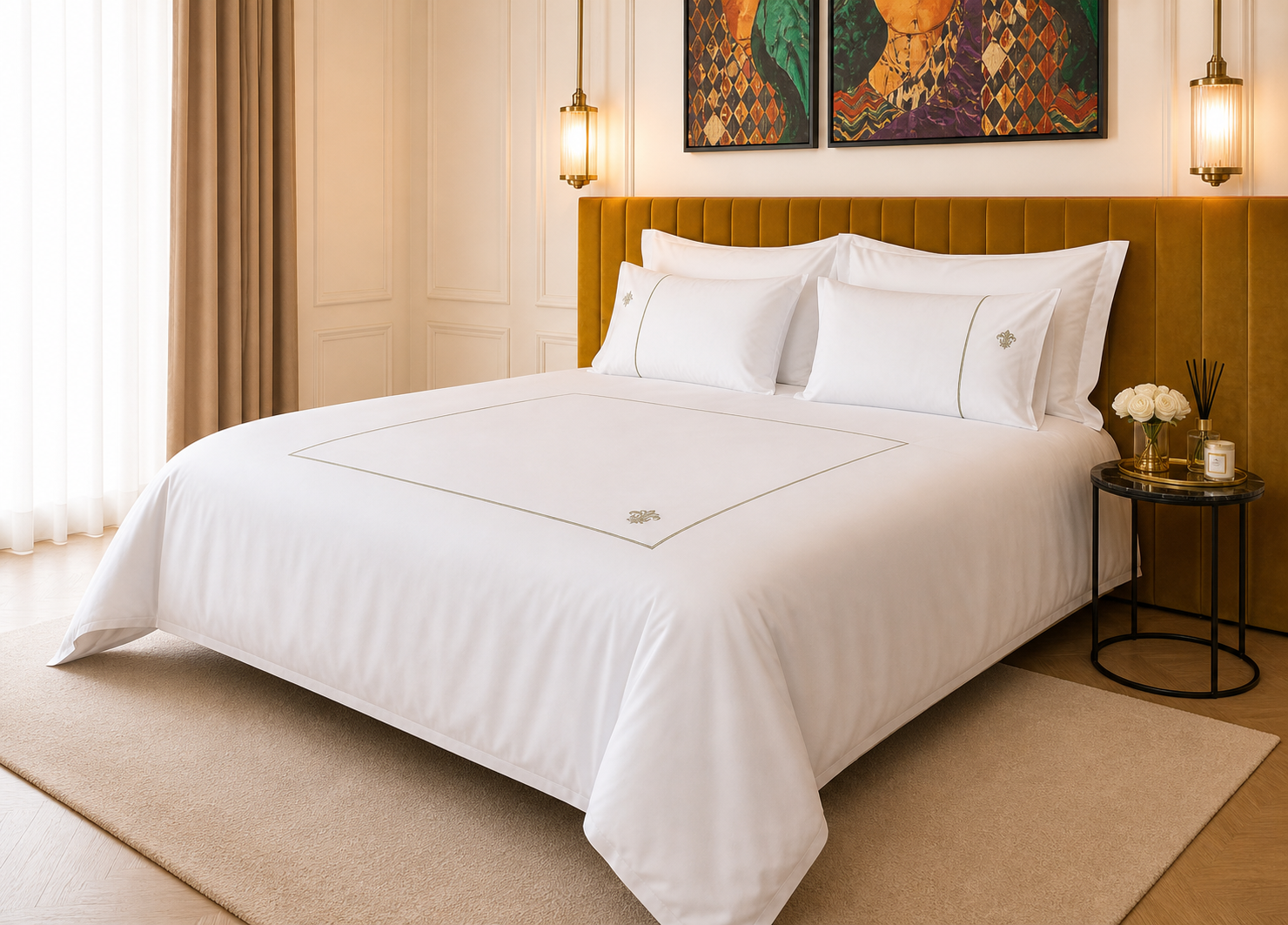 Linge de lit Accueil Madame Coton